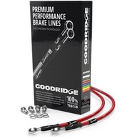 Bremsschaluch Stahlgeflecht GOODRIDGE YA0850-2F/1RP-RD von Goodridge