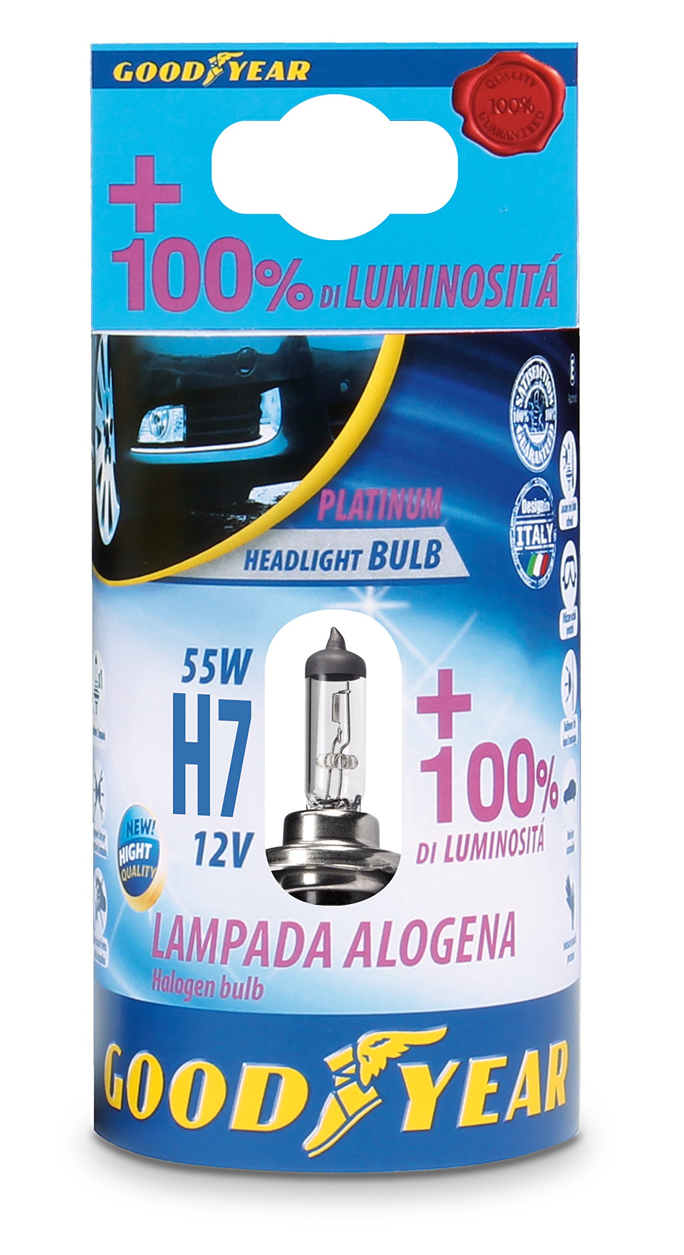 Bottari 77012. Lampe H7, 12 V, 55 W Bottari 77012. Lampe H7, 12 V, 55 W von Goodyear