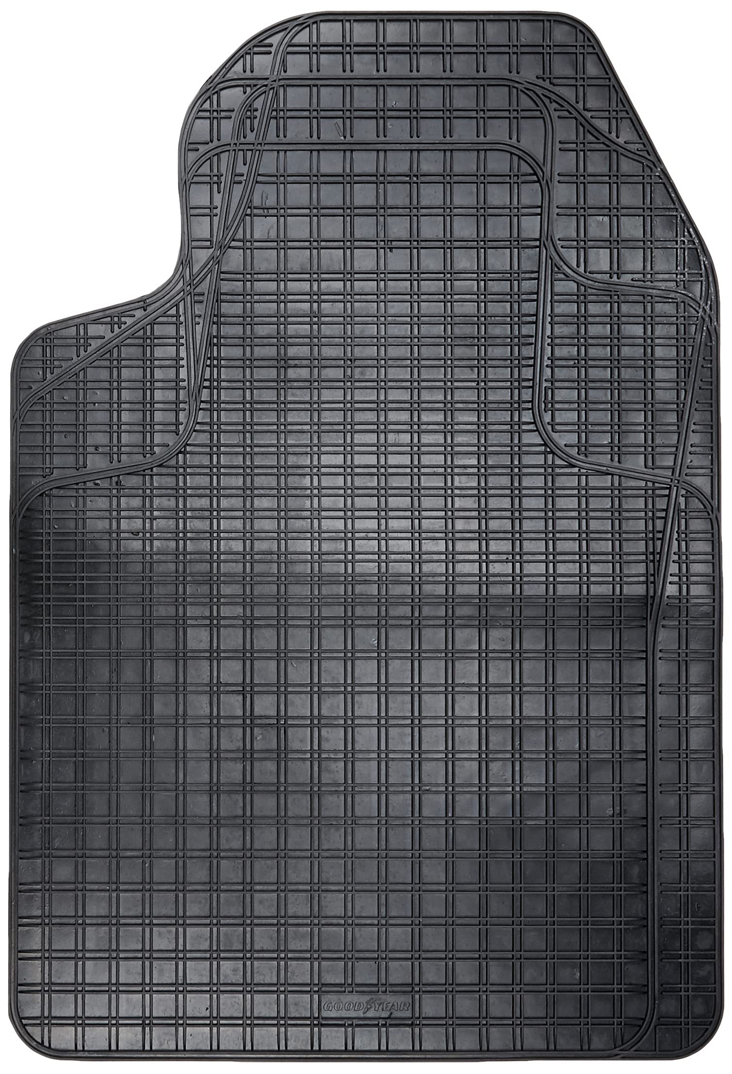 Goodyear 77140 Teppich Auto Single aus Gummi, Universal und formbar, Schwarz Goodyear 77140 Teppich Auto Single aus Gummi, Universal und formbar, Schwarz von Goodyear