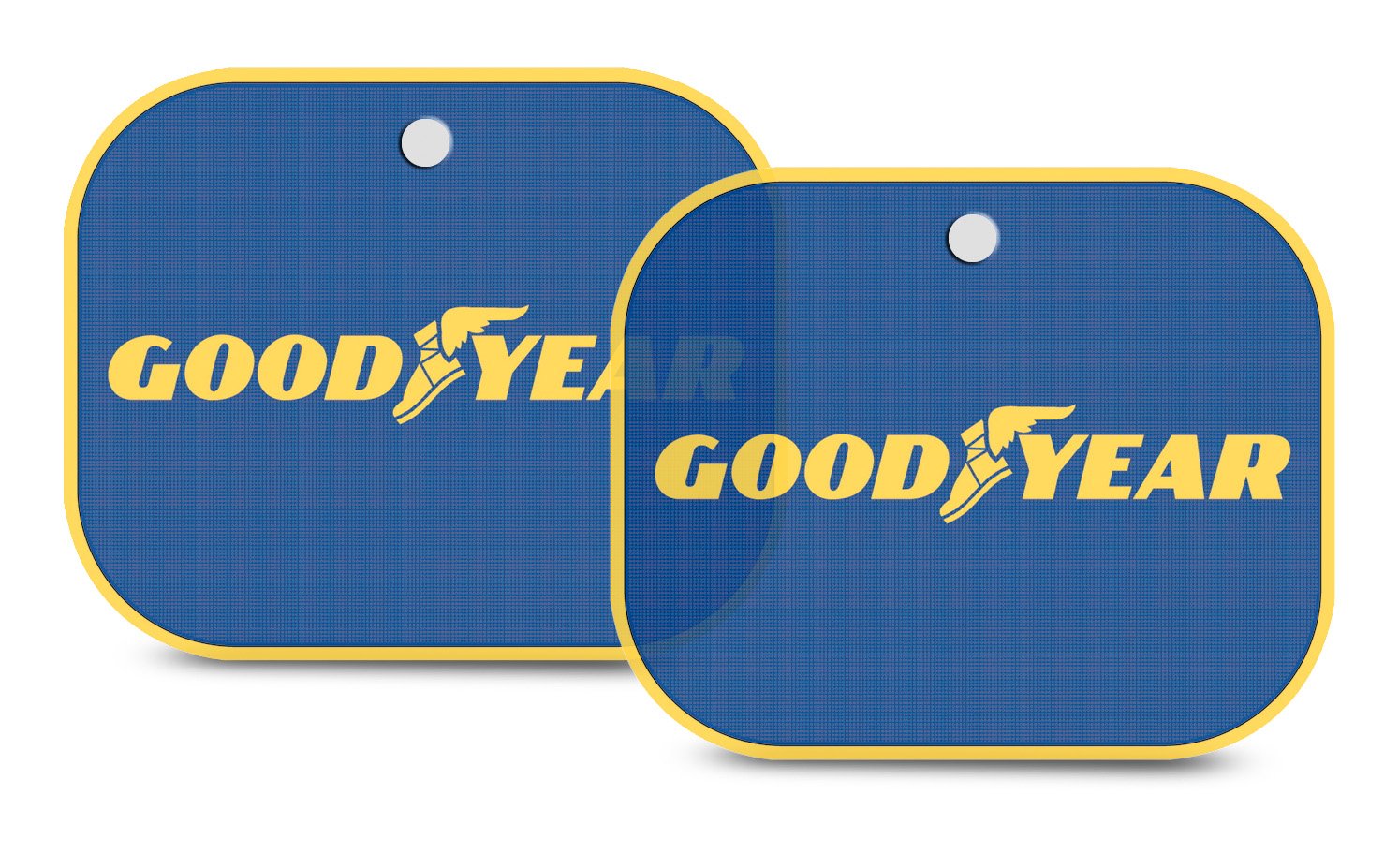 Goodyear 77450 Paar Seitenvorhänge Sonnenschutz, Set von 2 von Goodyear
