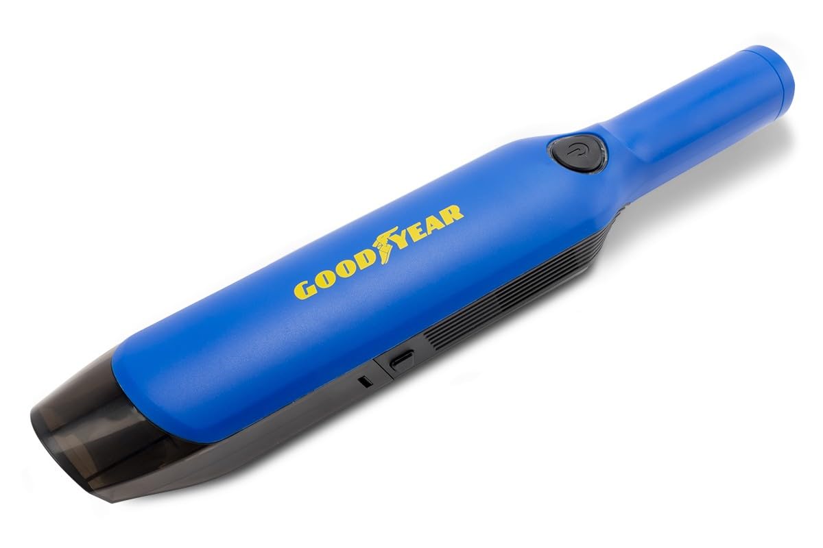 Goodyear GOD2113, Schnurloser USB-Akku-Staubsauger 12,6V 80W, Blau und gelb Goodyear GOD2113, Schnurloser USB-Akku-Staubsauger 12,6V 80W, Blau und gelb von Goodyear