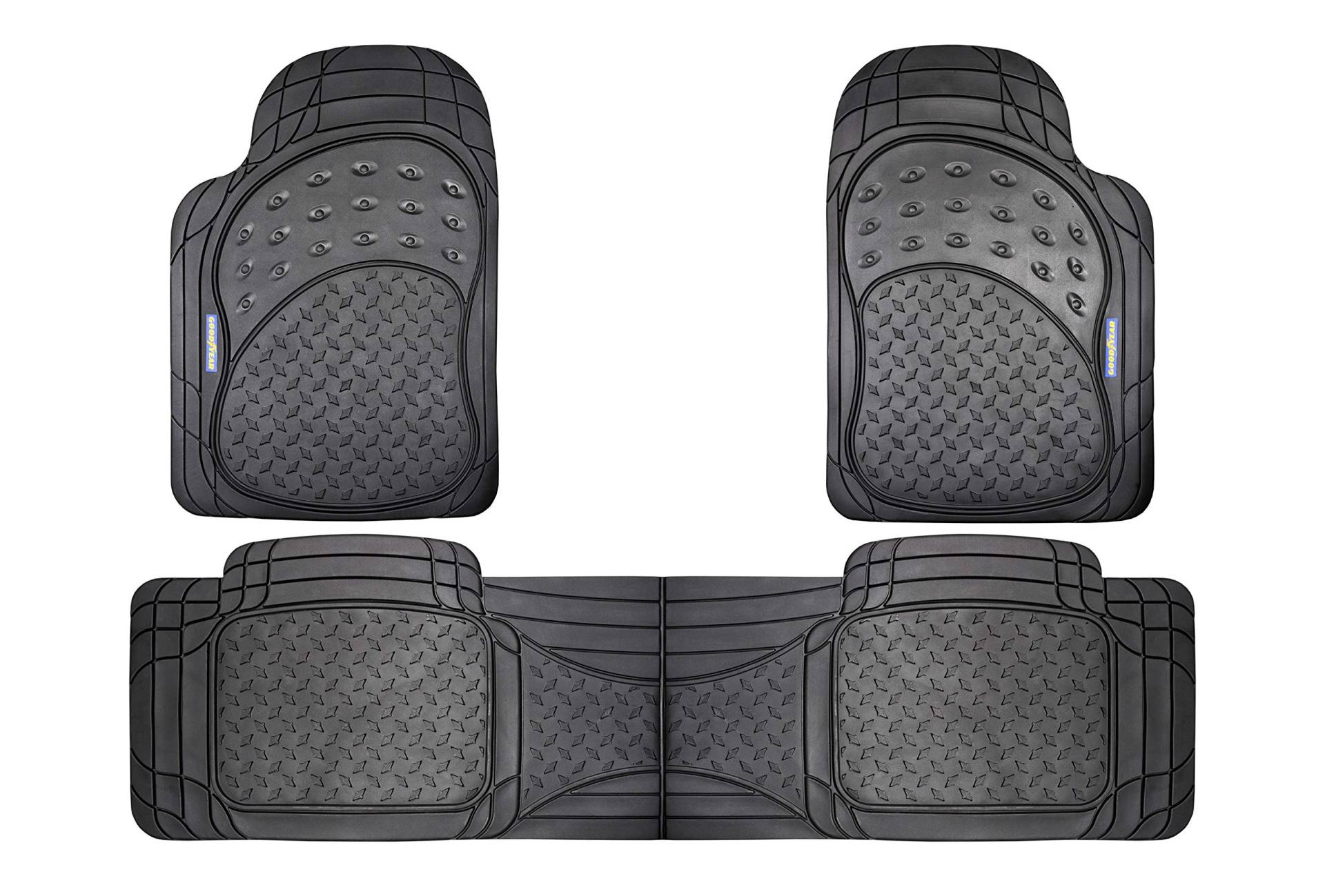 Goodyear GOD9023 Black Rubber Teppiche 3 Stück, SCHWARZ 3PCS, Set of 3 Goodyear GOD9023 Black Rubber Teppiche 3 Stück, SCHWARZ 3PCS, Set of 3 von Goodyear