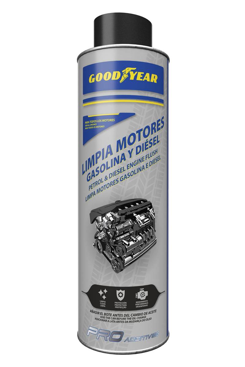 Goodyear Motorreiniger Benzin und Diesel Goodyear Pro Additives. Motoröl-Zusatz 300 ml. von Goodyear