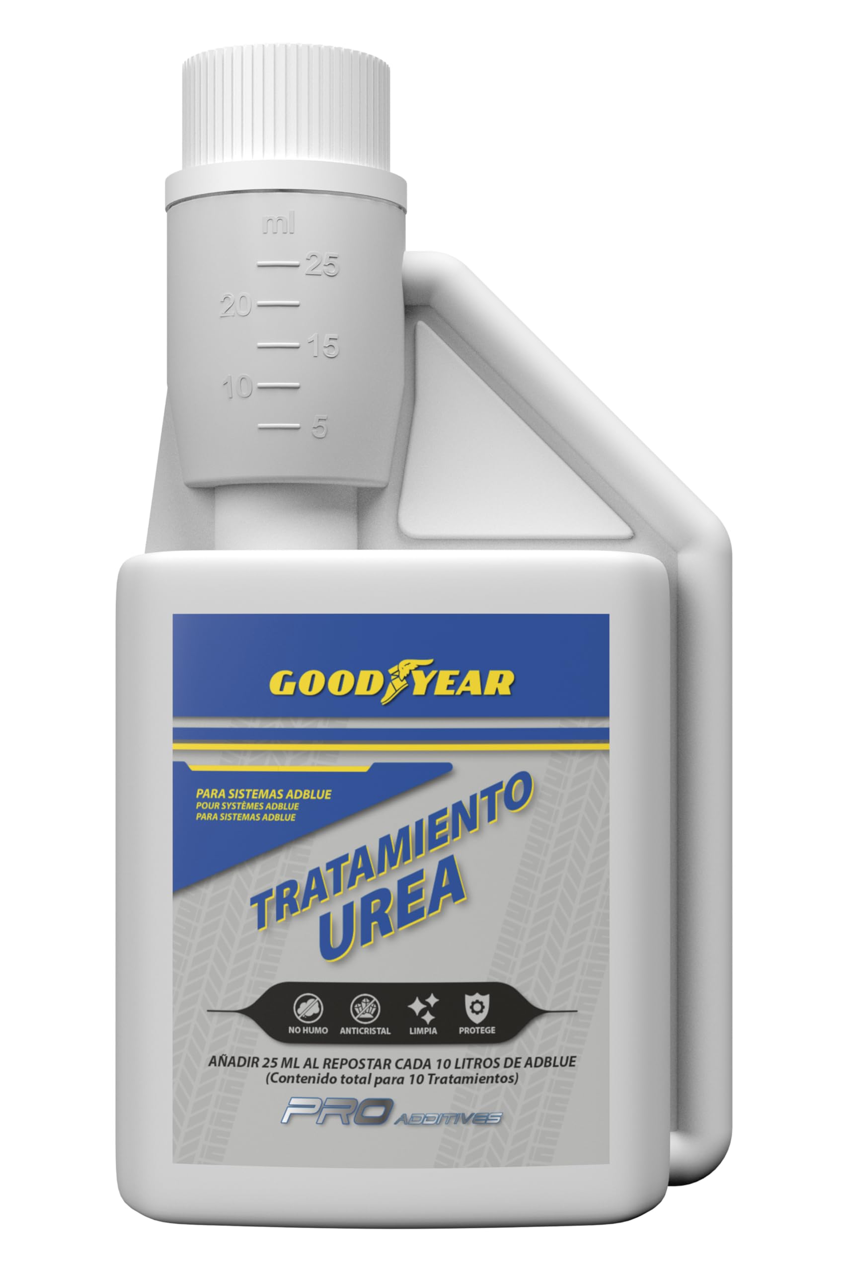 Goodyear Pro Additives Harnstoff Behandlung für AdBlue Systeme mit Spender. Systeme. AdBlue Zusatz 250 ml. Goodyear Pro Additives Harnstoff Behandlung für AdBlue Systeme mit Spender. Systeme. AdBlue Zusatz 250 ml. von Goodyear