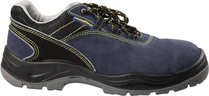 Goodyear S1P Sicherheitsschuhe aus Metall aus Veloursleder Farbe Blau und Schwarz Größe 40 von Goodyear