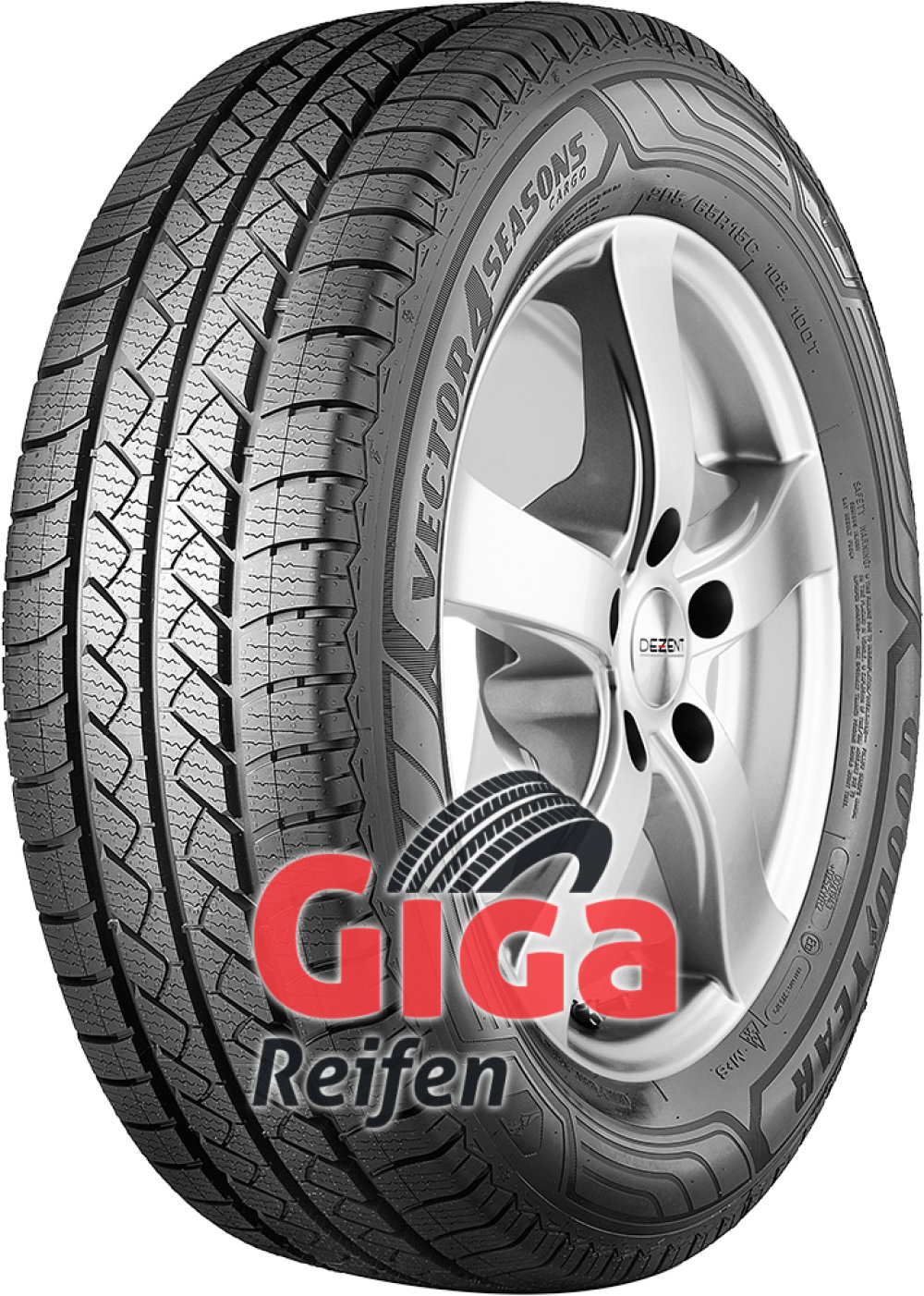 Goodyear Vector 4Seasons Cargo ( 195/60 R16C 99/97H 6PR EVR ) von Goodyear