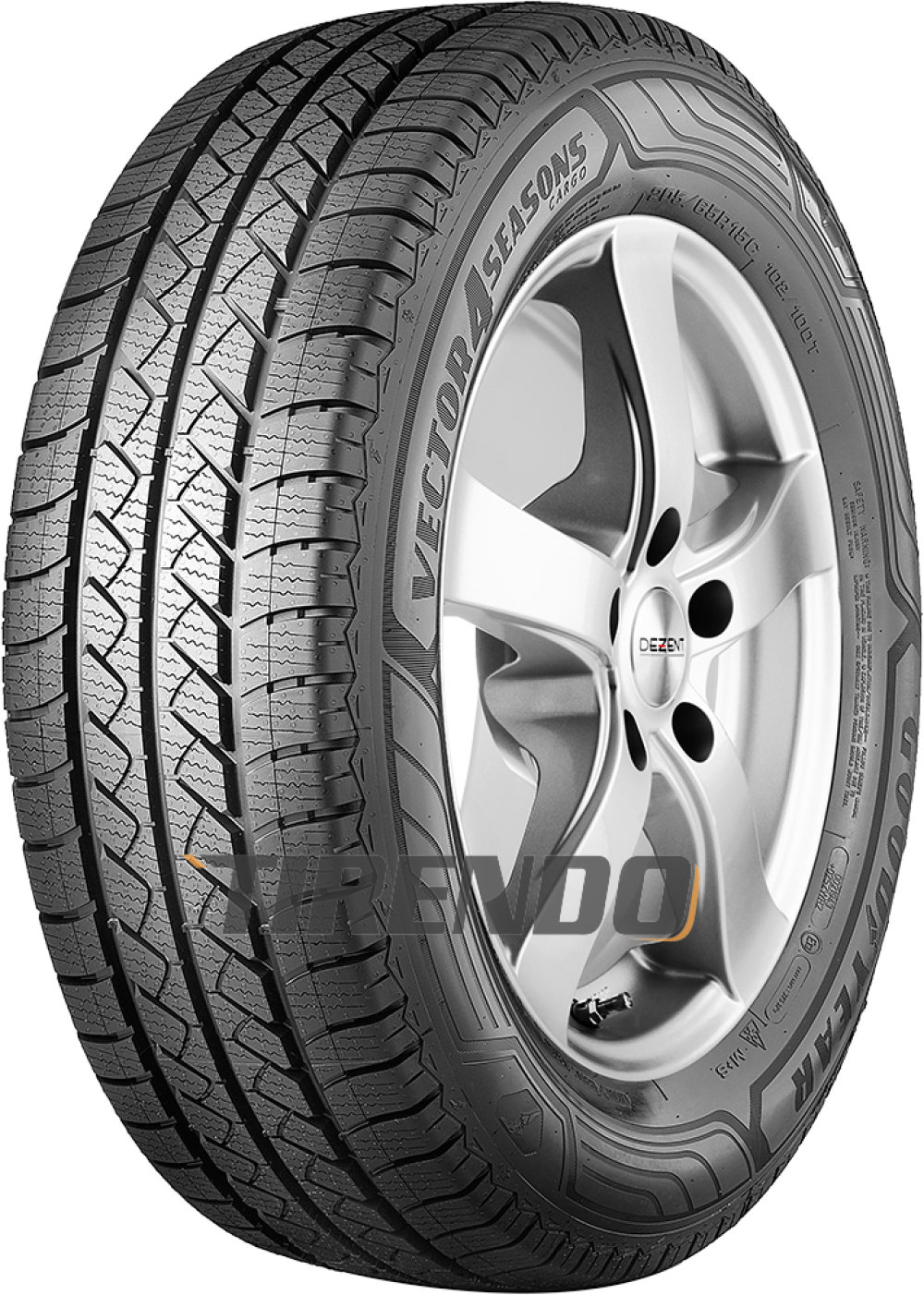 Goodyear Vector 4Seasons Cargo ( 215/65 R16C 109/107T 8PR EVR ) von Goodyear