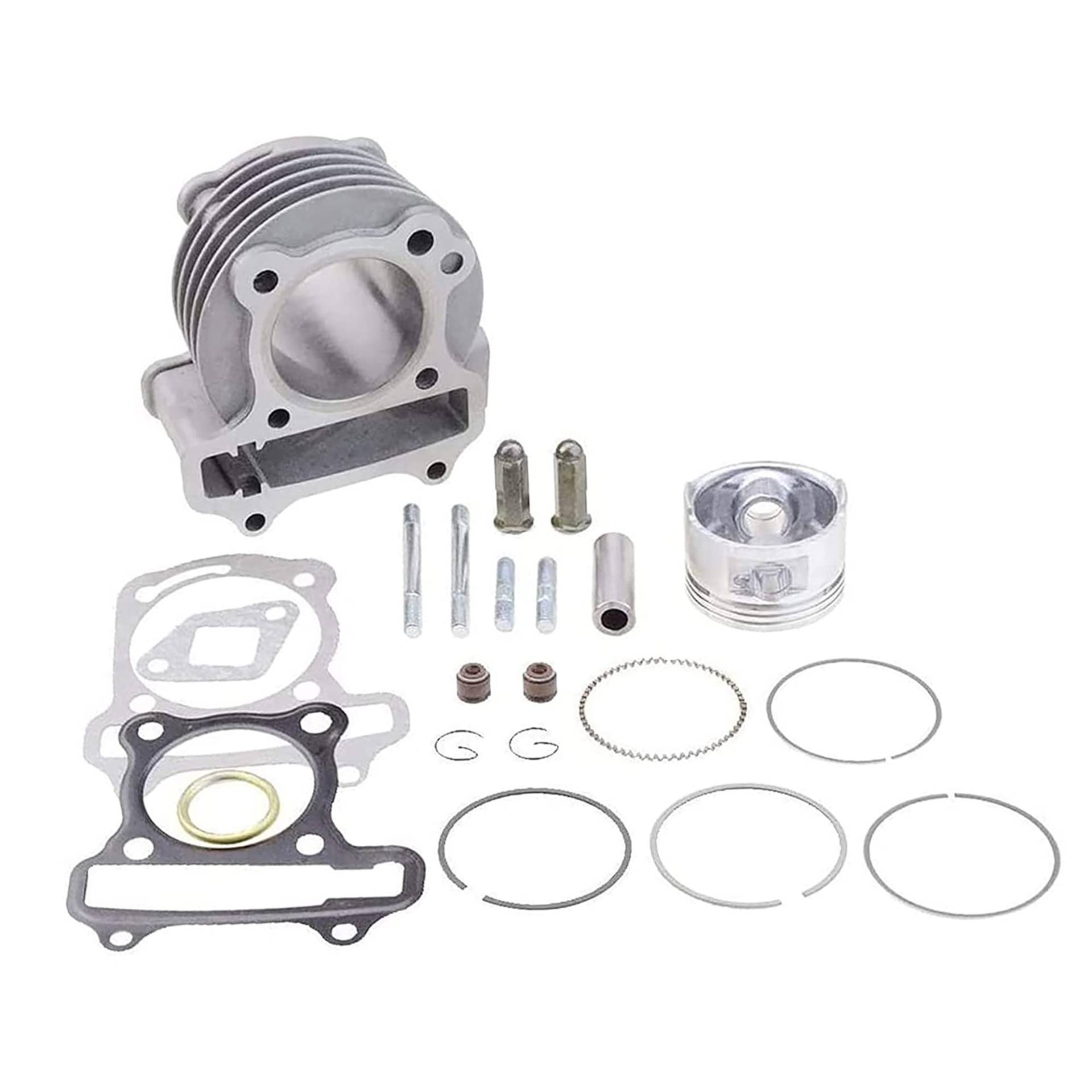 GOOFIT 47mm Performance Big Bore Zylinder Kit Ersatz für GY6 80CC 139QMB MTB Scooter Mofa GB Kart von GOOFIT