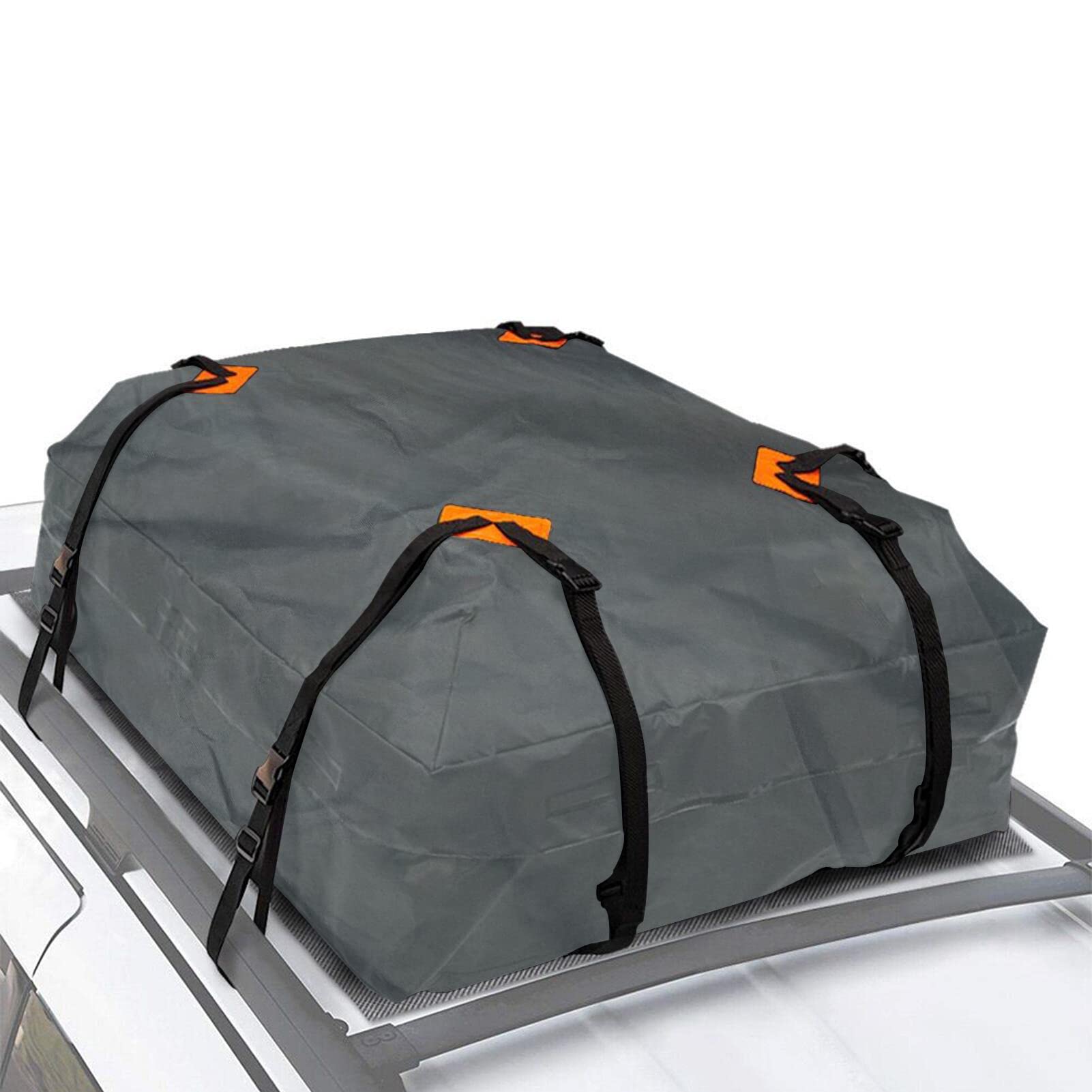 Auto Dachbox 425L, Faltbare Dachboxen für Auto Universal, Dachbox Kaufen Verdickt 600D Wasserdicht für Reisen Camping Grau von Goolsky