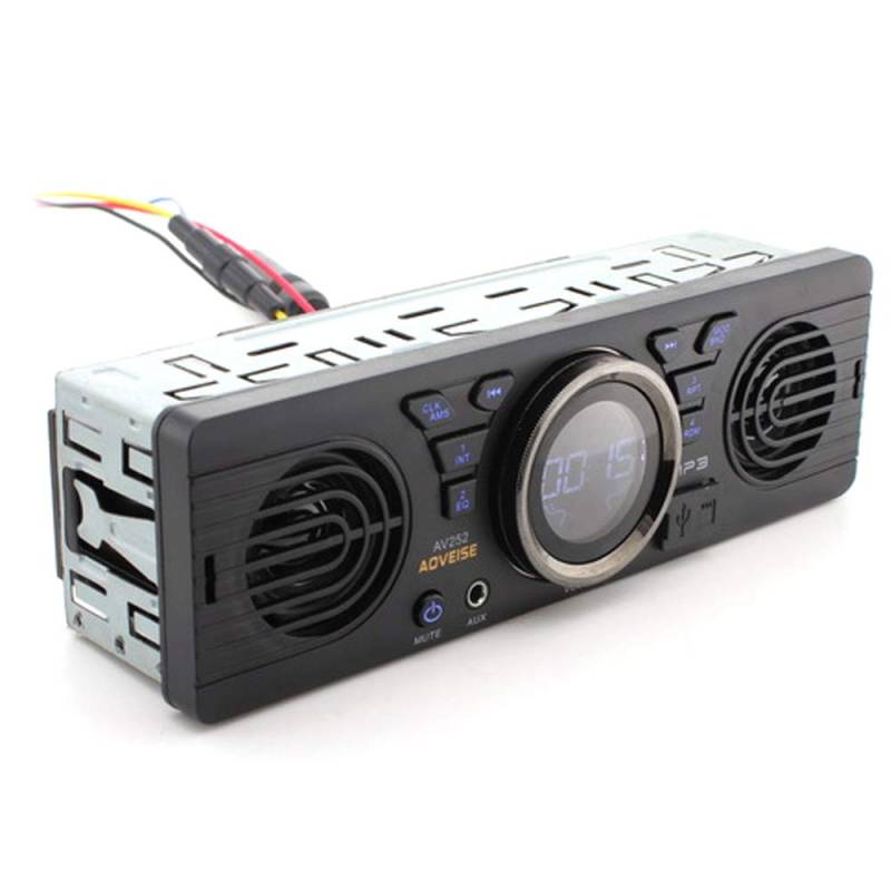 Goolsky 12,0 V Auto Sichere Digitale Speicherkarte MP3 Audio Elektro-Autoradio Mit Lautsprecher BT Host-Lautsprecher von Goolsky