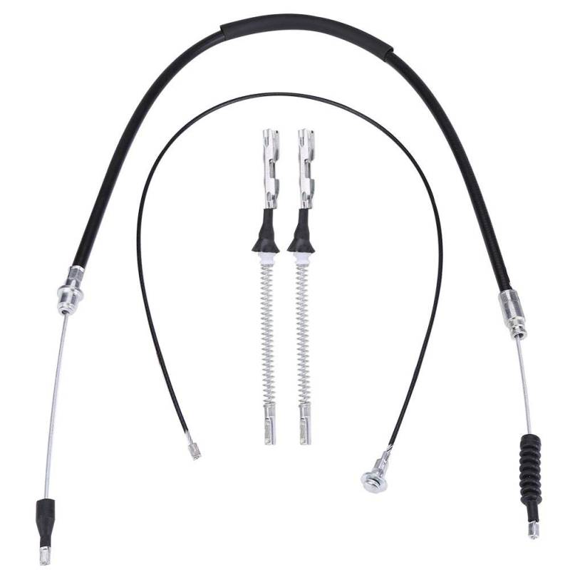 Gorgeri Hauptbremssatz, 4 Stück Hintere Handbremse Kabel Set für Corsa C 1.0, 1.2 & 1.3 CDTi - Handbremse Kabel - Hintere Handbremse Kabel - Handbremse Kabel Set von Gorgeri