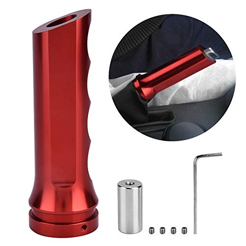 Gorgeri Universal Auto Auto Aluminiumlegierung Handbremse Abdeckung Griff Protector Handbremse Hülse(Rot) von Gorgeri