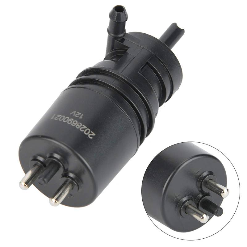 Gorgeri 2028690021 Auto Scheinwerfer Windschutzscheiben Waschpumpe, kompatibel für W201 W123 W124 W126 W129 - Scheinwerfer Waschpumpe 2028690021 von ZOUXO