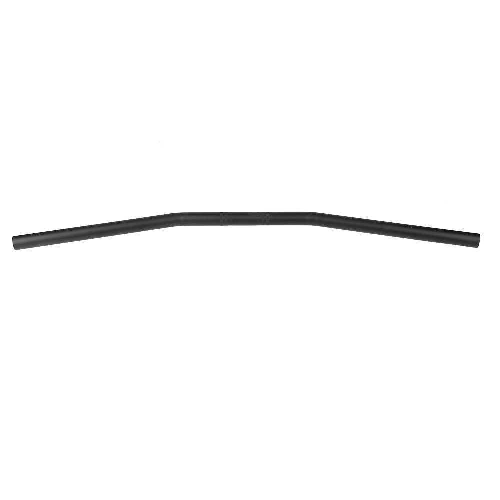 Taper Lenker Standard 7/8 Zoll 22MM Motorrad Retro Bend Lenker Lenker Schwarz Silber(Schwarz) von Gorgeri