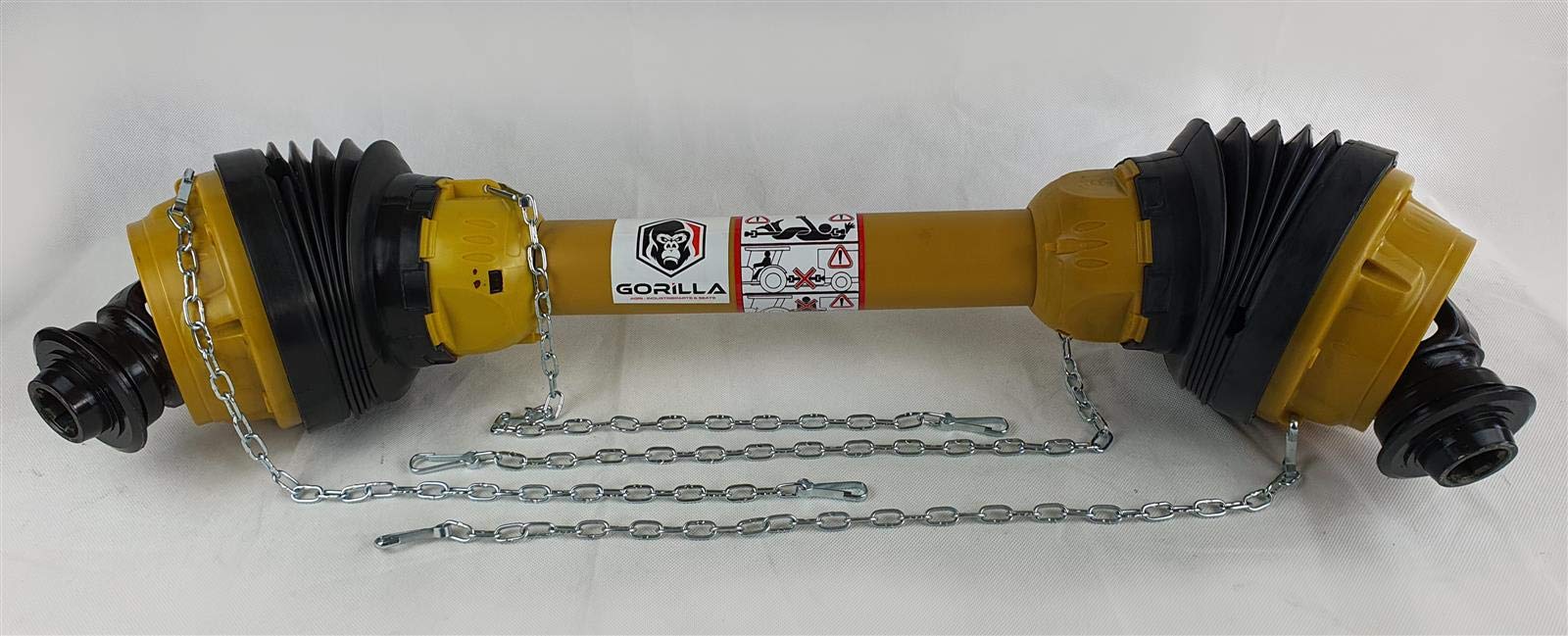 Weitwinkelgelenkwelle Gorilla Zapfwelle zweiseitig 80° BG4 1400mm 35-55PS Kardan Antrieb Weitwinkelgelenkwelle Gorilla Zapfwelle zweiseitig 80° BG4 1400mm 35-55PS Kardan Antrieb von Gorilla AGRI - INDUSTRIEPARTS & SEATS