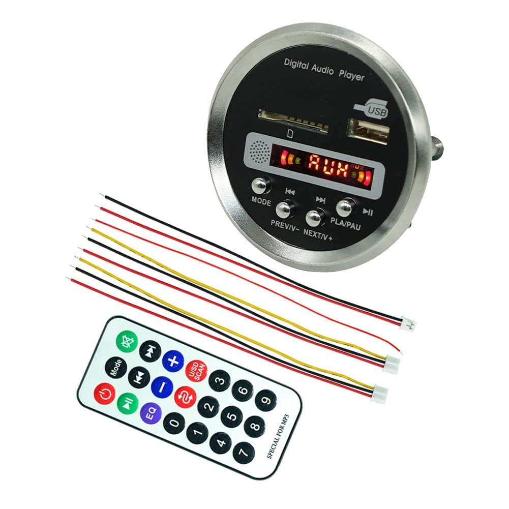 Gosera JQ-D122BT mit Bluetooth-Verstärker, MP3-Decoderplatine, Bluetooth 5.0, Auto-MP3-Player, USB-FM-Decoderplatinen-Kits Gosera JQ-D122BT mit Bluetooth-Verstärker, MP3-Decoderplatine, Bluetooth 5.0, Auto-MP3-Player, USB-FM-Decoderplatinen-Kits von Gosera
