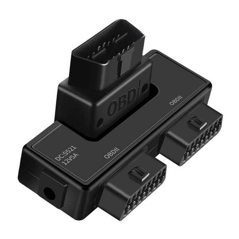 Gosera OBD2 EIN in Adapterkabel Unterteiltes 16-Poliges 16-Adriges OBD-Erweiterungskabel Anschlussadapterkabel Universal Dc5521 von Gosera