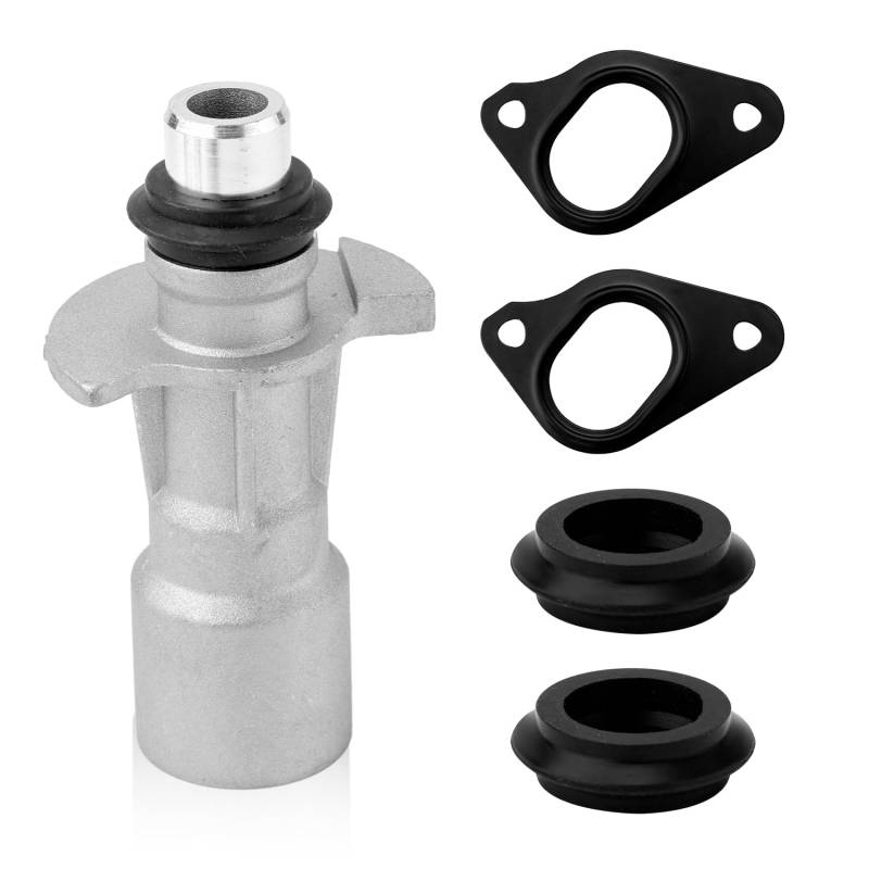 Gosknor Einlassanschluss für Motorölkühler aus Aluminium, Kompatibel mit Land Rover LR4 Range Rover und Range Rover Sport Ersatzteilnummer LR028136 LR011997 AJ812249 C2Z18658 von Gosknor