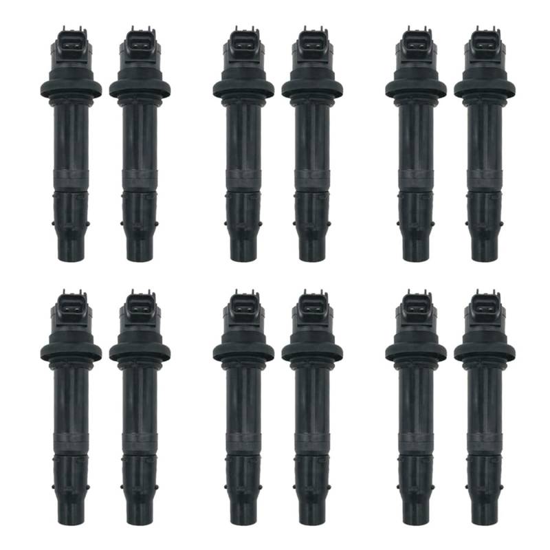 Goufride 12 TEILE/LOS ZüNdung Spule F6T558 für 2002-2017 YZF FZ1 FZ8 R1 R6 R6S VMX V Max 5VY-82310-00-00 5VY823100000 von Goufride