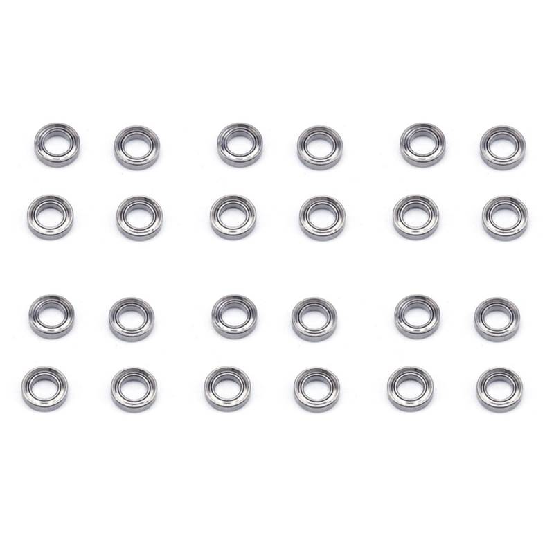 Goufride 24X 144001-1297 Lager für 144001 1/14 4WD RC Auto Teile Upgrade Zubehör, 4X7X1.8 von Goufride