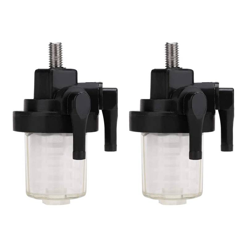 Goufride 2X 61N-24560-00 Kraftstoff Filter für Außen Bord Motor 9,9 PS 15 PS 20 PS 25 PS 30 PS 40 PS 55 PS 48 PS 50 PS 55 PS 60 PS 70 PS von Goufride