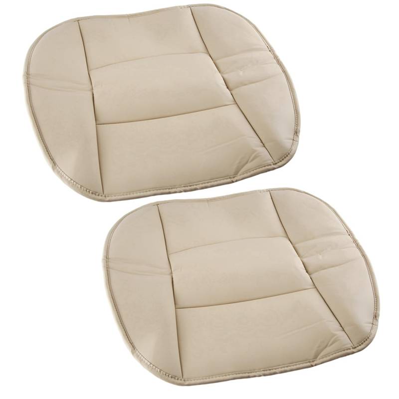 Goufride 2X Autositzbezug Sitzbezug Sitzkissen Auto Innenraum Universal Beige von Goufride
