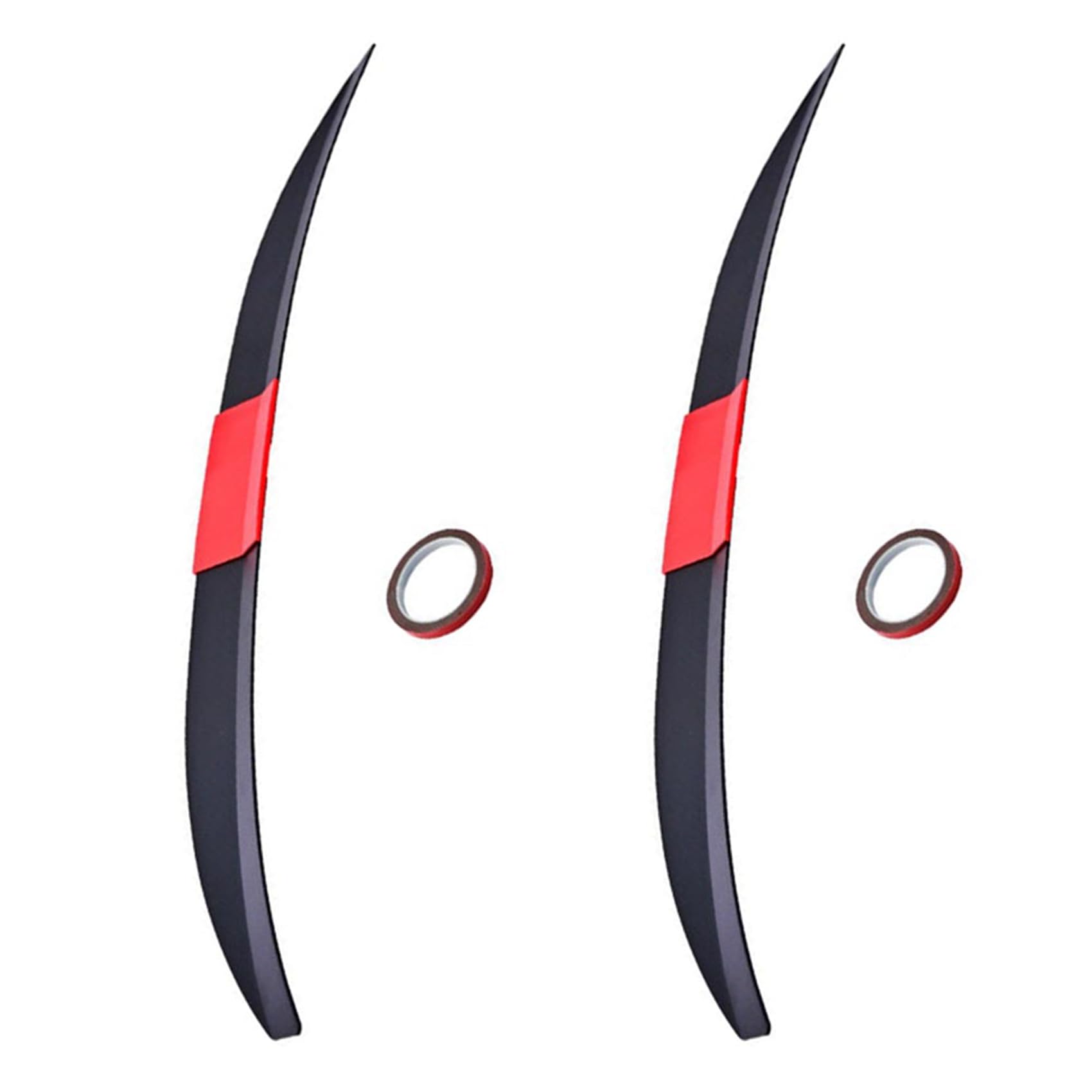 Goufride 2X Universal-Autospoiler, Verstellbare Heckspoilerlippe, DachheckflüGel, ZubehöR, Schwarz+Rot Goufride 2X Universal-Autospoiler, Verstellbare Heckspoilerlippe, DachheckflüGel, ZubehöR, Schwarz+Rot von Goufride