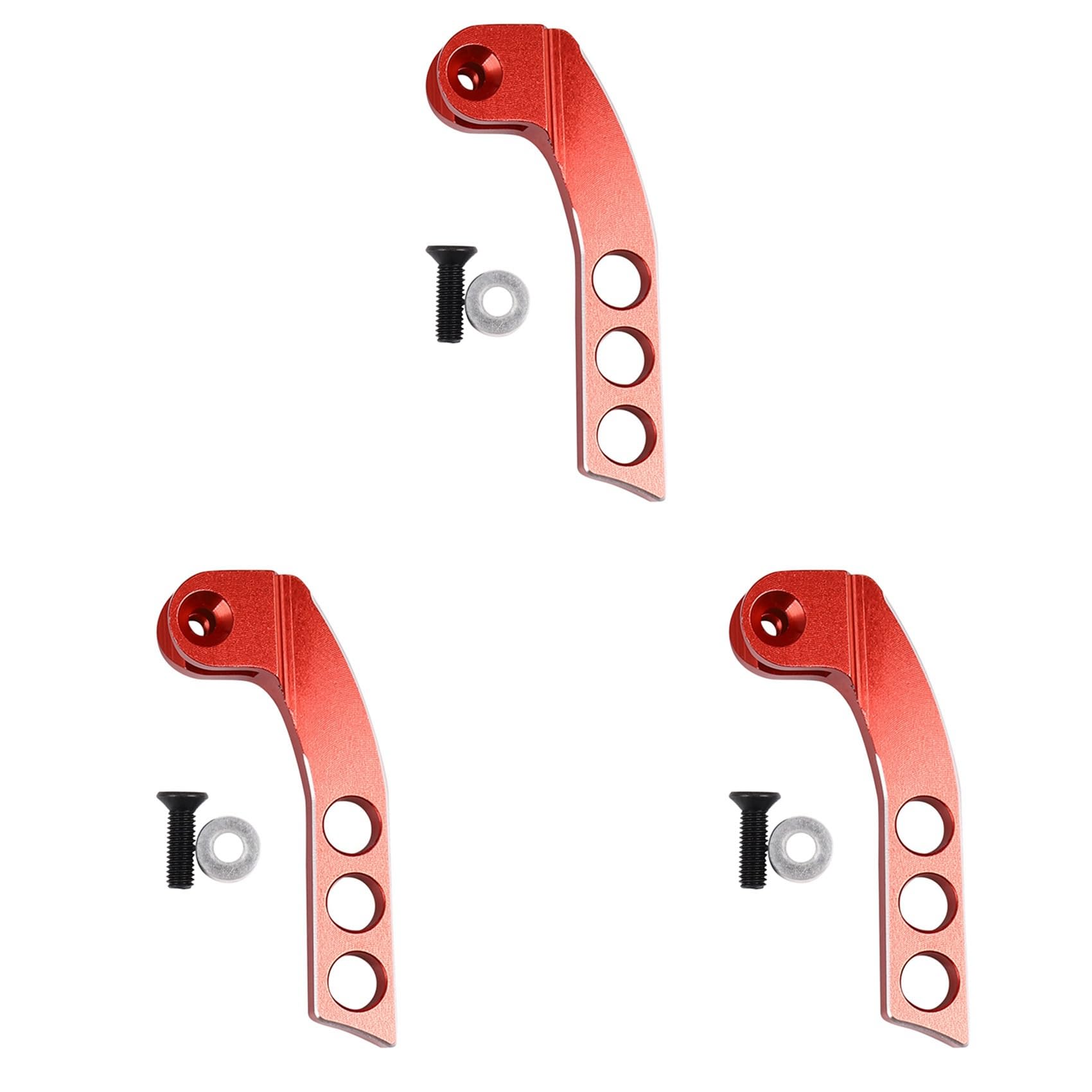 Goufride 3X Metall 4 Loch Sender UmhäNge Band Balancer Einsteller für Futaba Radiolink X9D RC Fernbedienung, Rot Vertikal Goufride 3X Metall 4 Loch Sender UmhäNge Band Balancer Einsteller für Futaba Radiolink X9D RC Fernbedienung, Rot Vertikal von Goufride