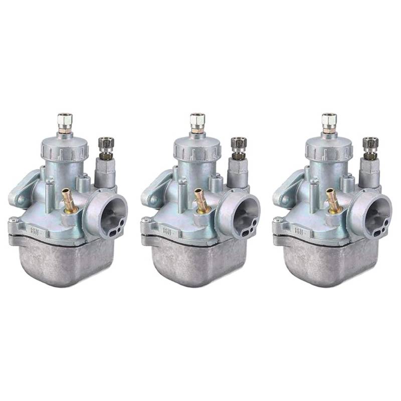 Goufride 3X Motorradvergaser 16mm BVF 16N1-11 für Simson S50 S51 S70 Vergaser von Goufride
