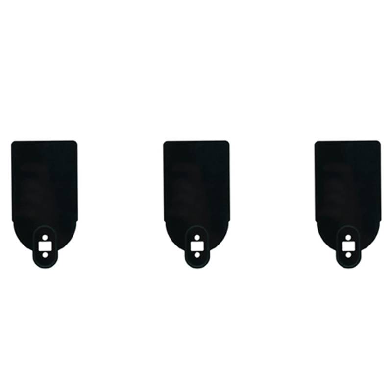 Goufride 3X Nummern Schild Für M365 Roller Kennzeichen Halter Warn Schild Roller Skateboard Zubehör Schwarz von Goufride