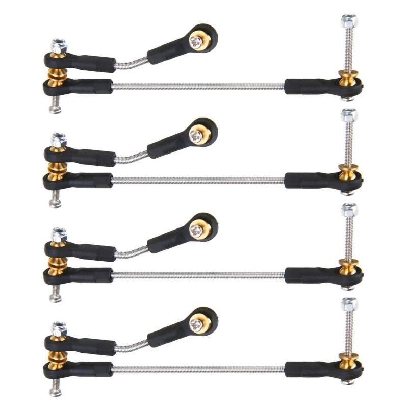 Goufride 4 Set Lenken Stange Servo Stange Upgrade Teile für B14 B24 B16 B36 C14 C24 C44 1/16 RC von Goufride