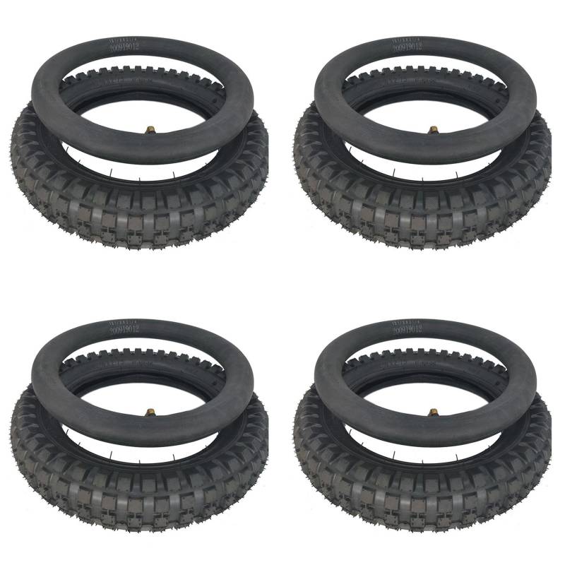 Goufride 4Stück 12 1/2 X 2,75 Reifen 12,5 X2,75 Reifen für 49Cc Motorrad Mini Dirt Bike Reifen Mx350 Mx400 Roller (Innen- und AußEnreifen) von Goufride
