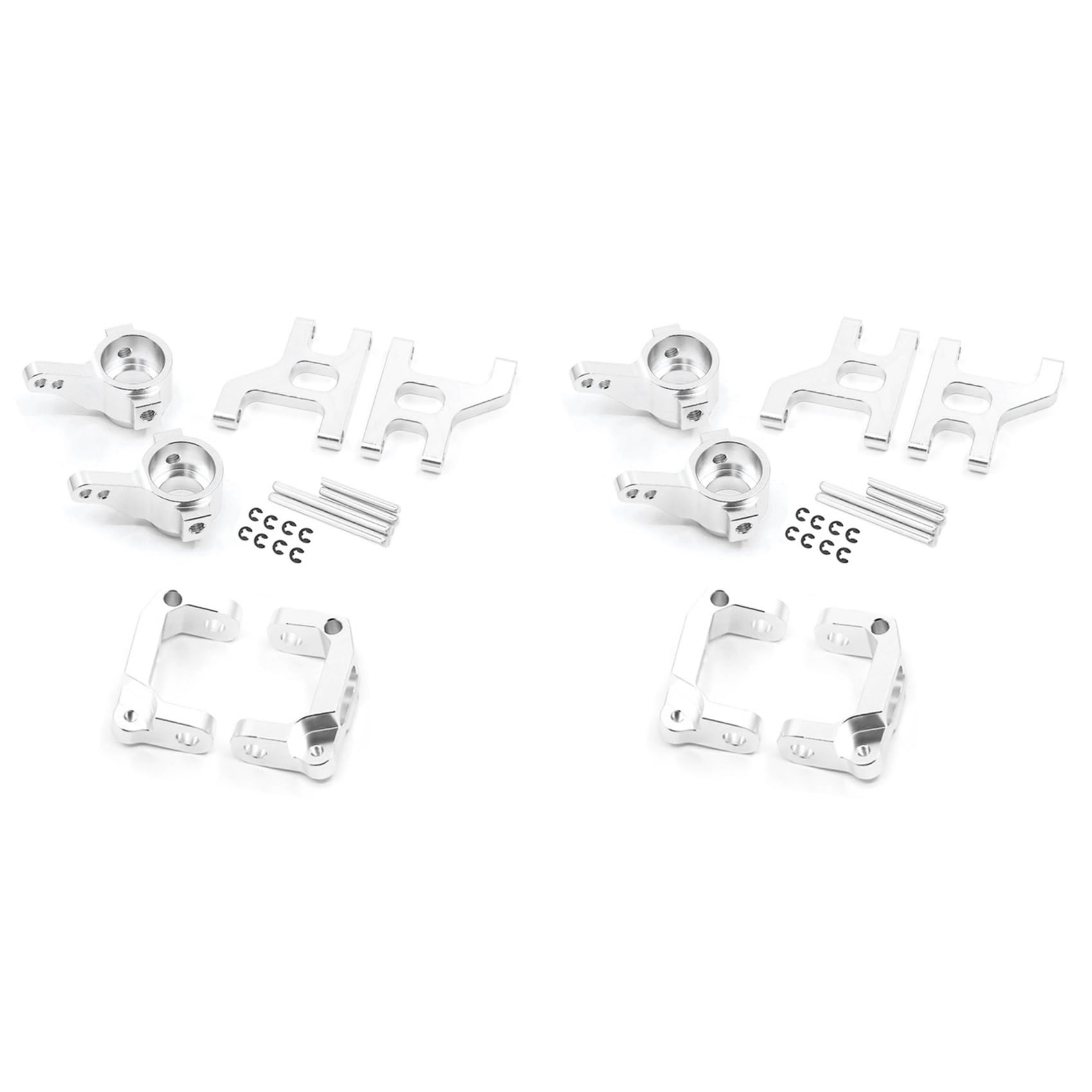 Goufride 4x Metall Vorderradlenkschale C Nabenträger Querlenker Set für 1/10 RC Crawler Auto CC01 CC-01 Upgrade Teile,2 Goufride 4x Metall Vorderradlenkschale C Nabenträger Querlenker Set für 1/10 RC Crawler Auto CC01 CC-01 Upgrade Teile,2 von Goufride