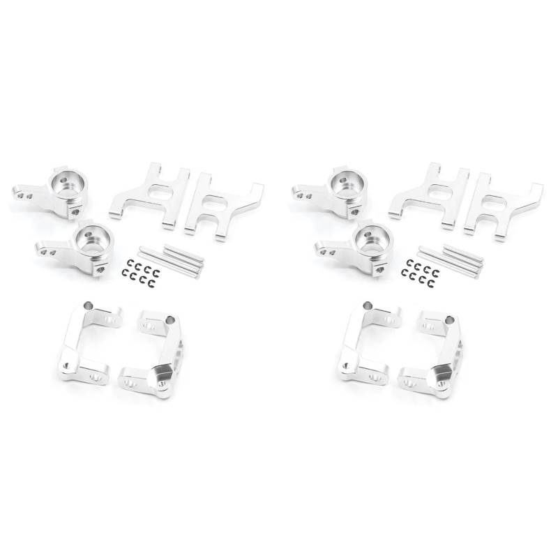 Goufride 4x Metall Vorderradlenkschale C Nabenträger Querlenker Set für 1/10 RC Crawler Auto CC01 CC-01 Upgrade Teile,2 von Goufride