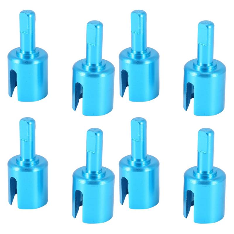 Goufride 8x Aluminium Legierung Getriebe Tasse Joint Universalwelle für TT01 TT02 1/10 RC Auto Upgrade Teile von Goufride