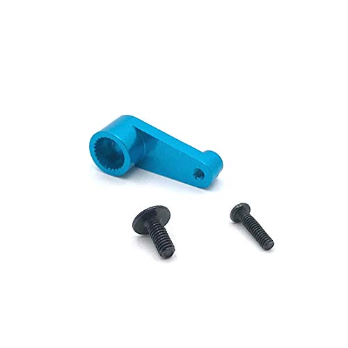Goufride Metall 144001-1263 25T Servoarm Horn Upgrade-Teile für 144001 1/14 RC Car Upgrade Ersatzteile, Blau von Goufride