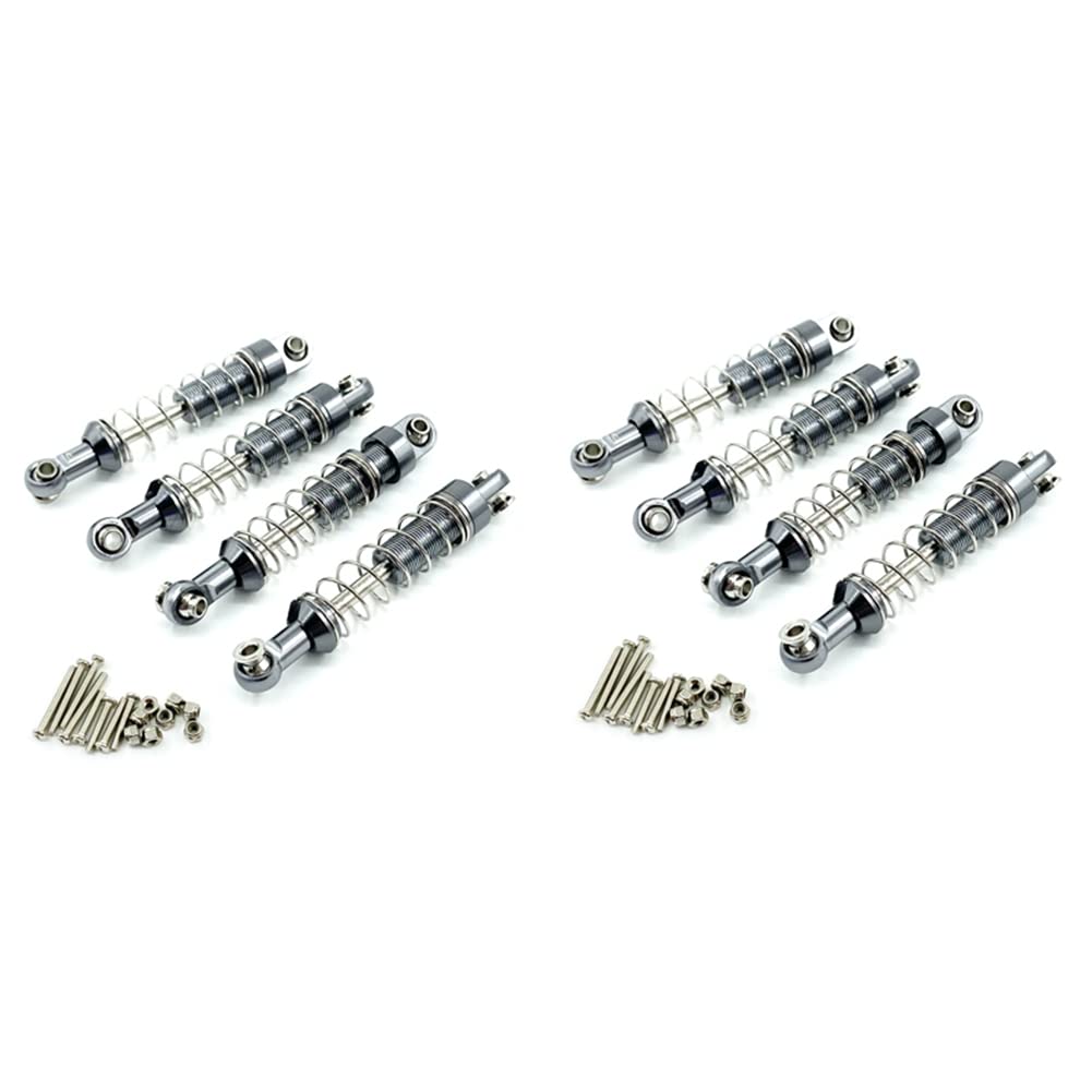 Goufride für MN D90 MN-90 MN99S C14 C24 C34 RC Auto 8-Teiliges Metall Stoßdämpfer Dämpfer Upgrade Teil Zubehör, 4 Goufride für MN D90 MN-90 MN99S C14 C24 C34 RC Auto 8-Teiliges Metall Stoßdämpfer Dämpfer Upgrade Teil Zubehör, 4 von Goufride