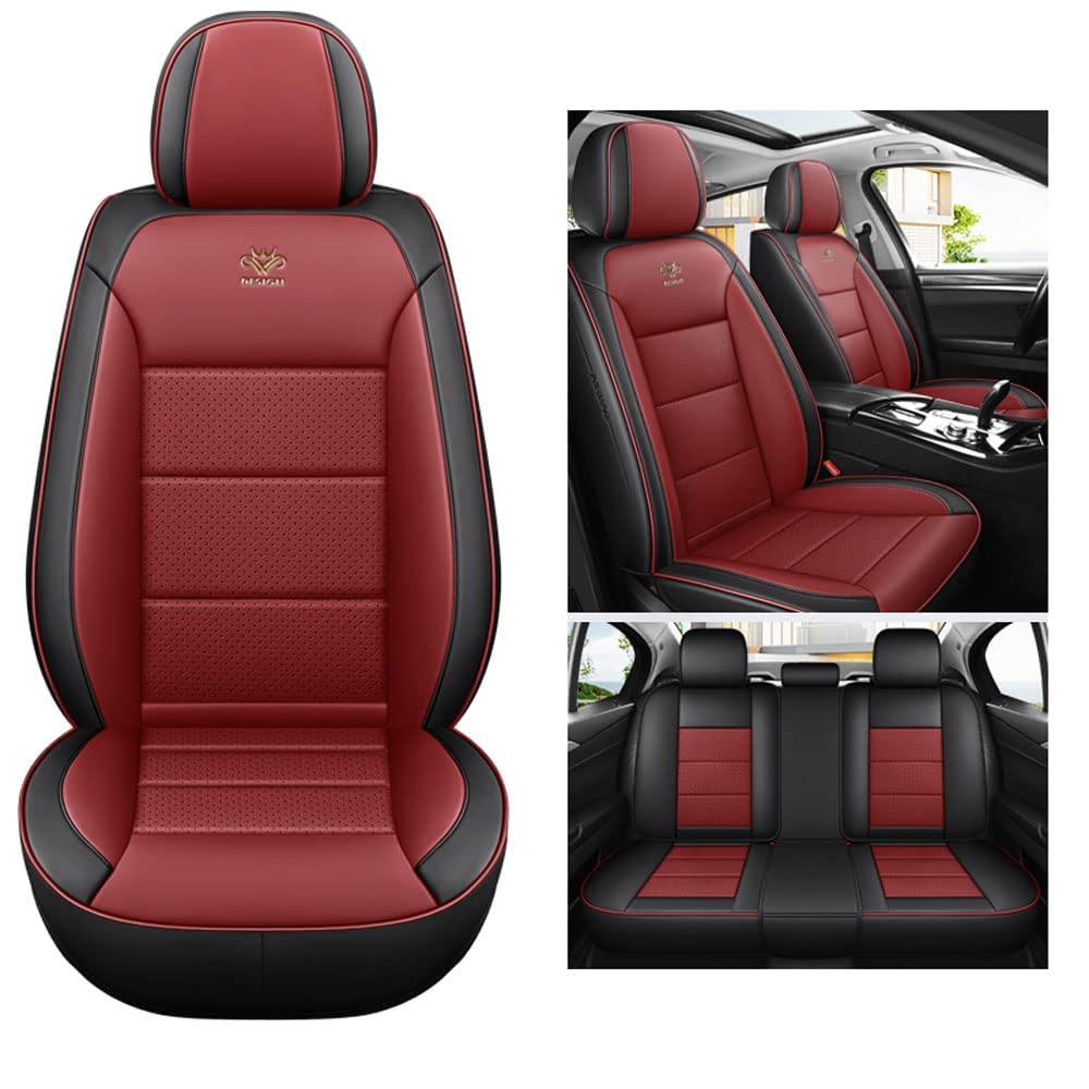 Gourube Autositzbezüge für Dodge RAM 1500, RAM 1500 Crew CAB, RAM 1500 Standard CAB, RAM 2500, RAM 3500, PU-Leder, langlebiger Sitzbezug schützt den Innenraum, Schwarz/Rot Gourube Autositzbezüge für Dodge RAM 1500, RAM 1500 Crew CAB, RAM 1500 Standard CAB, RAM 2500, RAM 3500, PU-Leder, langlebiger Sitzbezug schützt den Innenraum, Schwarz/Rot von Gourube