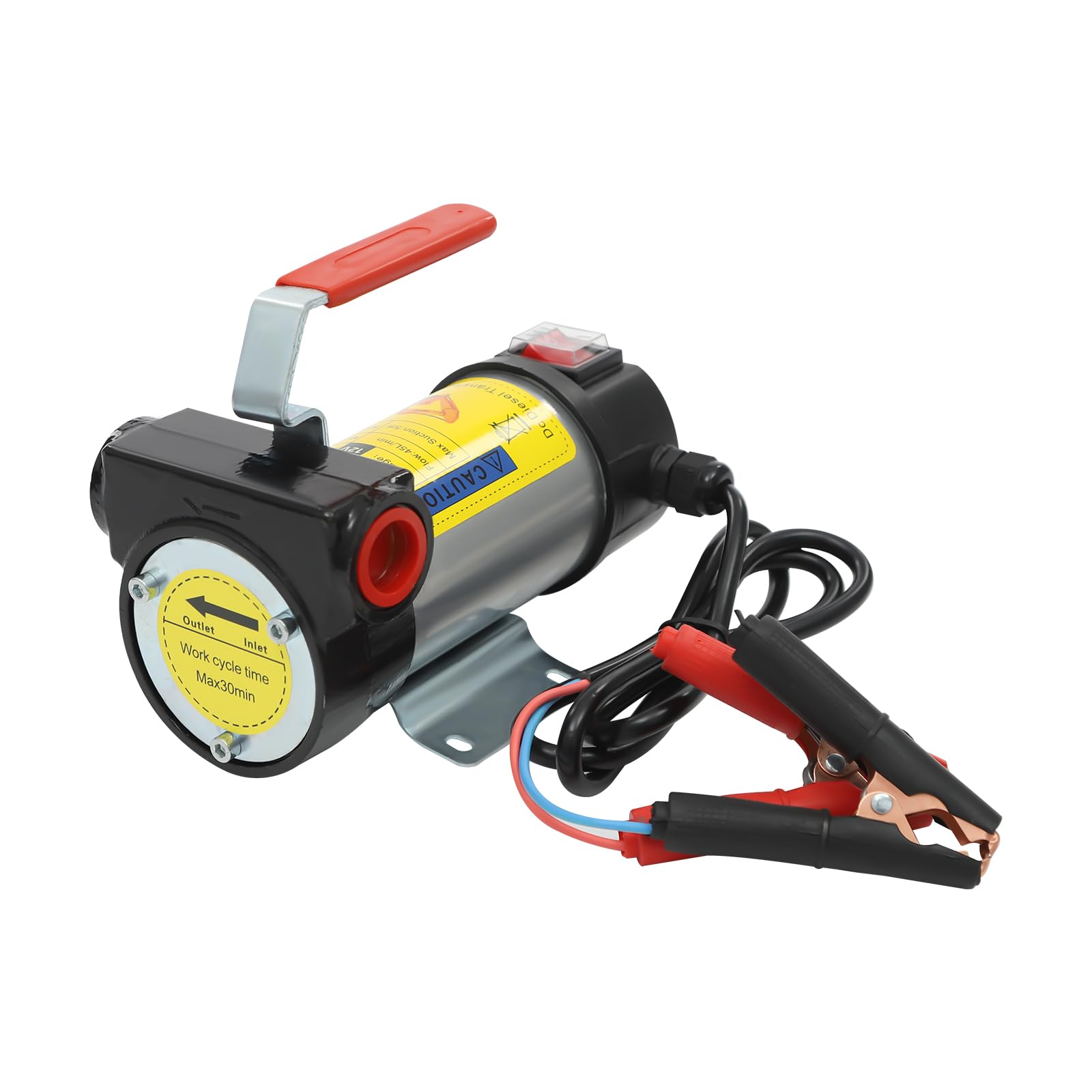 Dieselpumpe Heizölpumpe 200W 3500 R/M max Durchflussmenge 45L/Min Selbstansaugende Ölpumpe mit Pumpenpistole und Kraftstofffilter Absaugpumpe Dieselpumpe Heizölpumpe 200W 3500 R/M max Durchflussmenge 45L/Min Selbstansaugende Ölpumpe mit Pumpenpistole und Kraftstofffilter Absaugpumpe von Gqouur