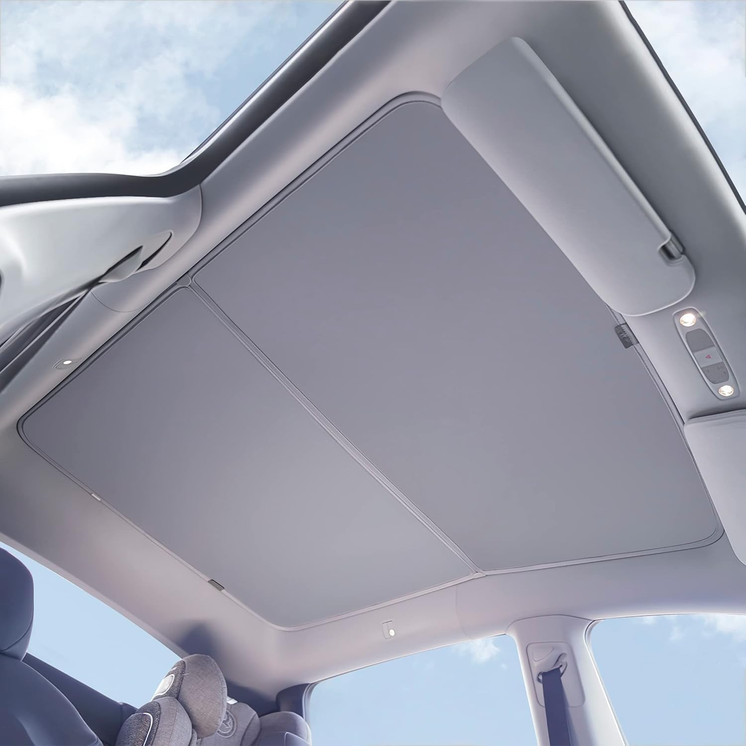 Grace Tech Model Y Dach-Sonnenschutz - Präzise Passform, keine Blenden, vollständige Verdunkelung - Kompatibel mit Model Y 2024-2020 Grace Tech Model Y Dach-Sonnenschutz - Präzise Passform, keine Blenden, vollständige Verdunkelung - Kompatibel mit Model Y 2024-2020 von Grace's Secrets