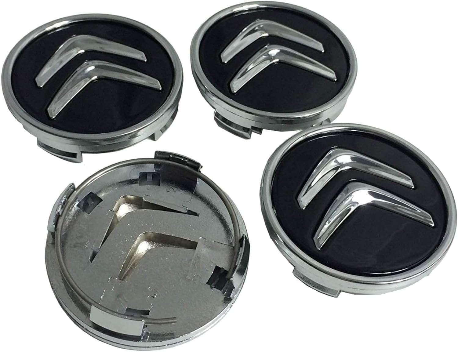Grace's Tech 4 Radnabenkappen für Citroen 60 mm C1 C3 C4 C5 C6 DS3 Alufelgen Logo, Schwarz Grace's Tech 4 Radnabenkappen für Citroen 60 mm C1 C3 C4 C5 C6 DS3 Alufelgen Logo, Schwarz von Grace's Secrets
