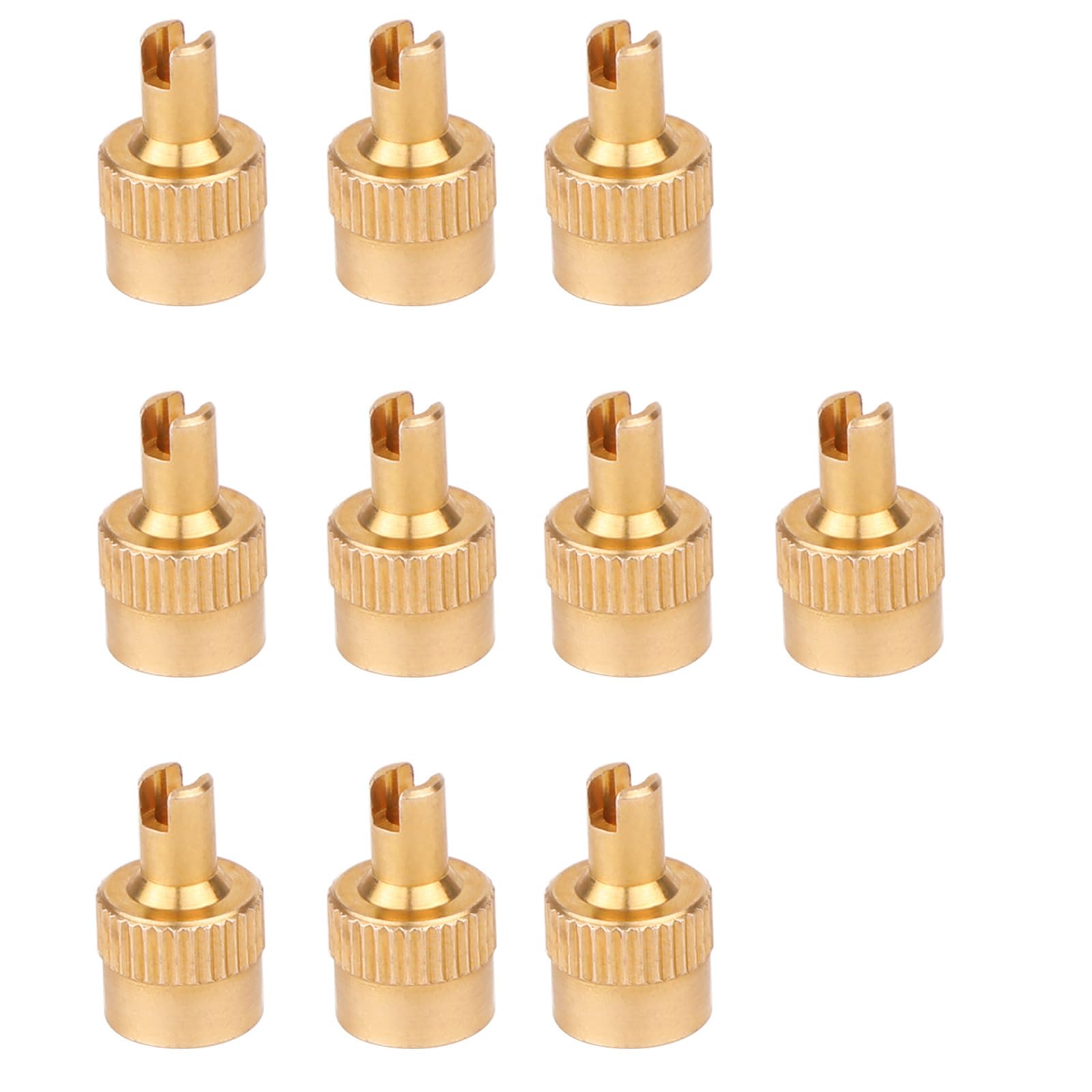 10 Pcs Auto Reifenventile Kappen Kupfer Geschlitzte Kopfstammabdeckungen Staubdes Radkappen Für Autokoffer Motorräder 10 Pcs Auto Reifenventile Kappen Kupfer Geschlitzte Kopfstammabdeckungen Staubdes Radkappen Für Autokoffer Motorräder von Gramigg