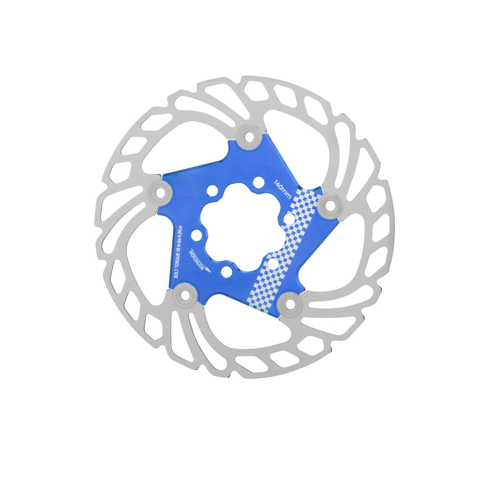 Fahrräder, schwimmende Scheibenbremse, Rotor, 140 mm/160 mm/180 mm, Edelstahl, Fahrrad-Rotor mit 6 Schrauben für Mountainbikes Fahrräder, schwimmende Scheibenbremse, Rotor, 140 mm/160 mm/180 mm, Edelstahl, Fahrrad-Rotor mit 6 Schrauben für Mountainbikes von Gramigg