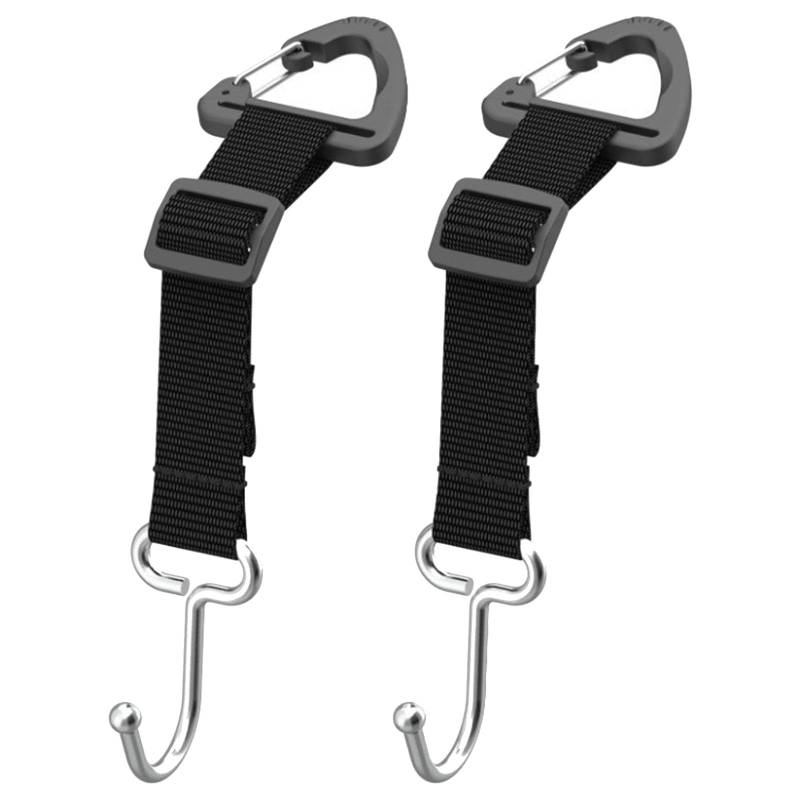 Gramigg Einstellbare Auto Kopfstützen Haken Haid Duty Utility Verstellbarer Autohaken Multifunktionales Paar Für Geldbörsen Und Taschen von Gramigg