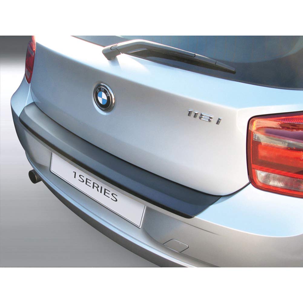 ABS Heckstoßstangenschutz kompatibel mit BMW 1er F20/F21 3/5 türer 2011-2015 Schwarz von RGM