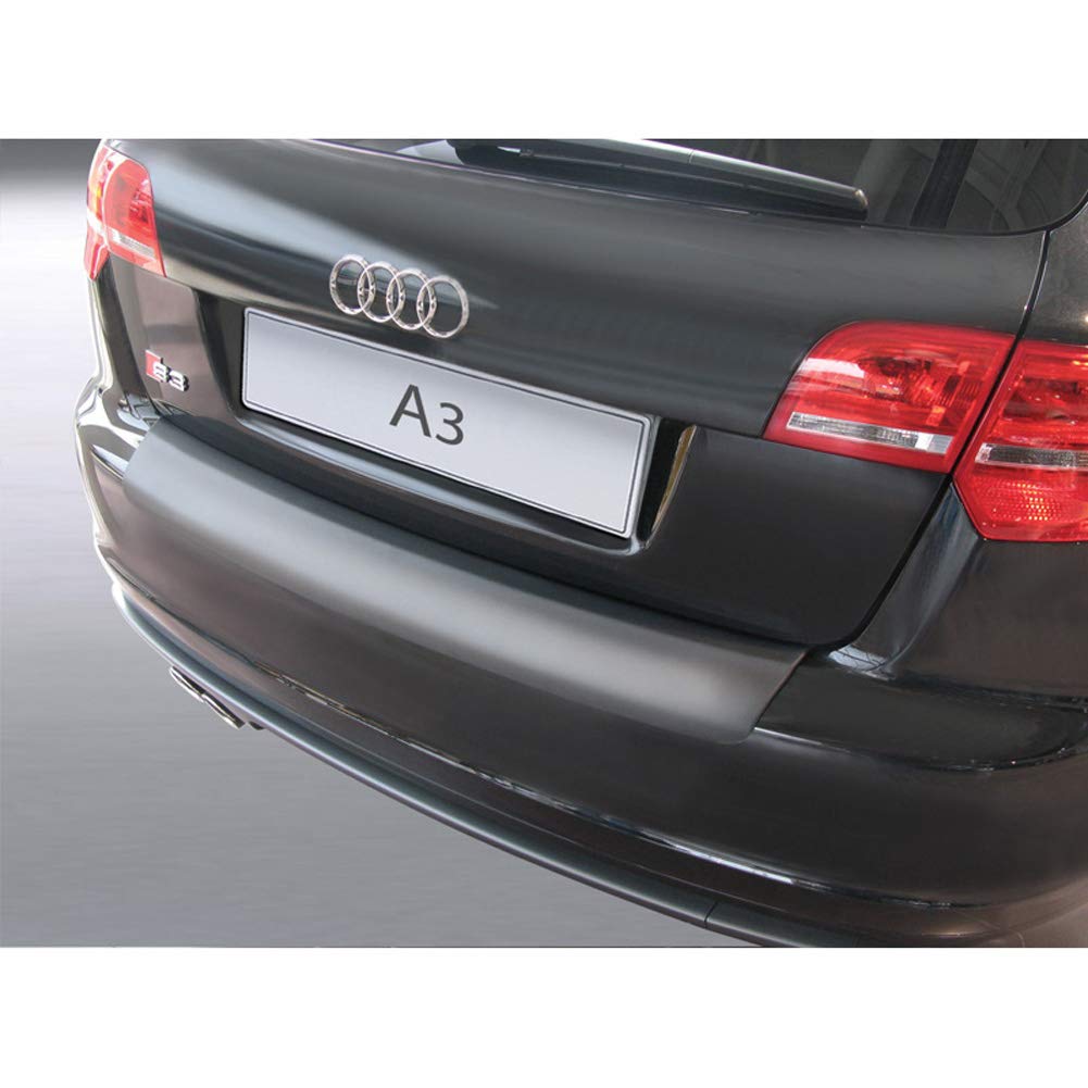 ABS Heckstoßstangenschutz kompatibel mit Audi A3 8P Sportback 2008-2012 Schwarz von RGM