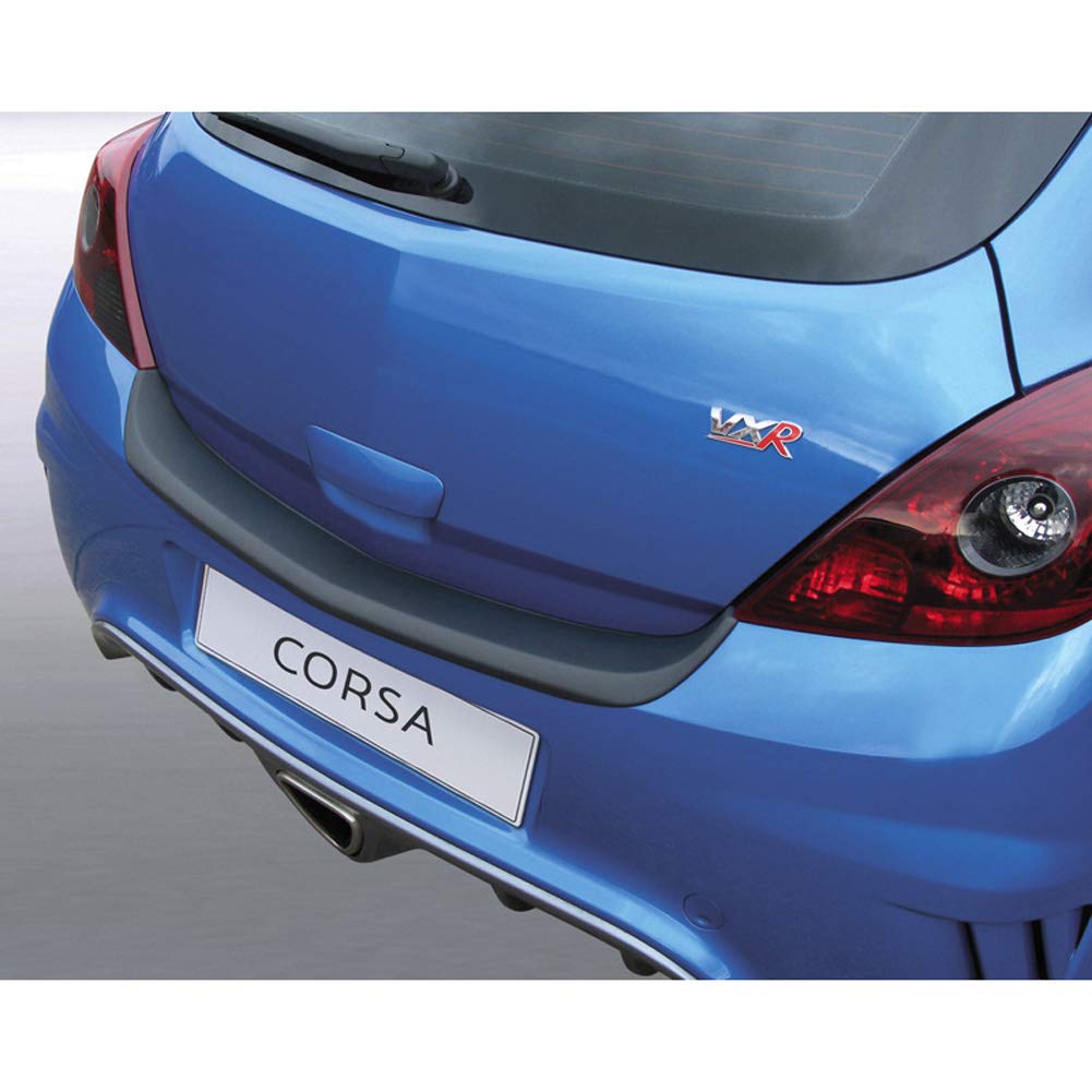 RGM ABS Heckstoßstangenschutz kompatibel mit Opel Corsa D 3 türer GSi/VXR/OPC Schwarz von RGM