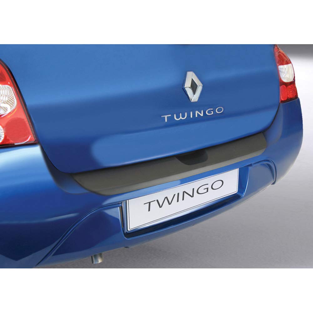 ABS Heckstoßstangenschutz kompatibel mit Renault Twingo II 2007-2012 Schwarz von RGM