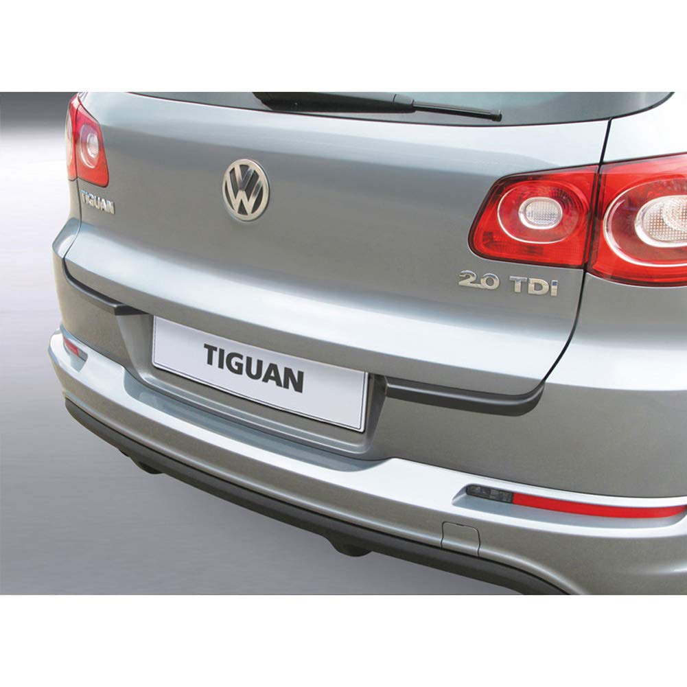 ABS Heckstoßstangenschutz kompatibel mit Volkswagen Tiguan 2007-2016 Schwarz von RGM