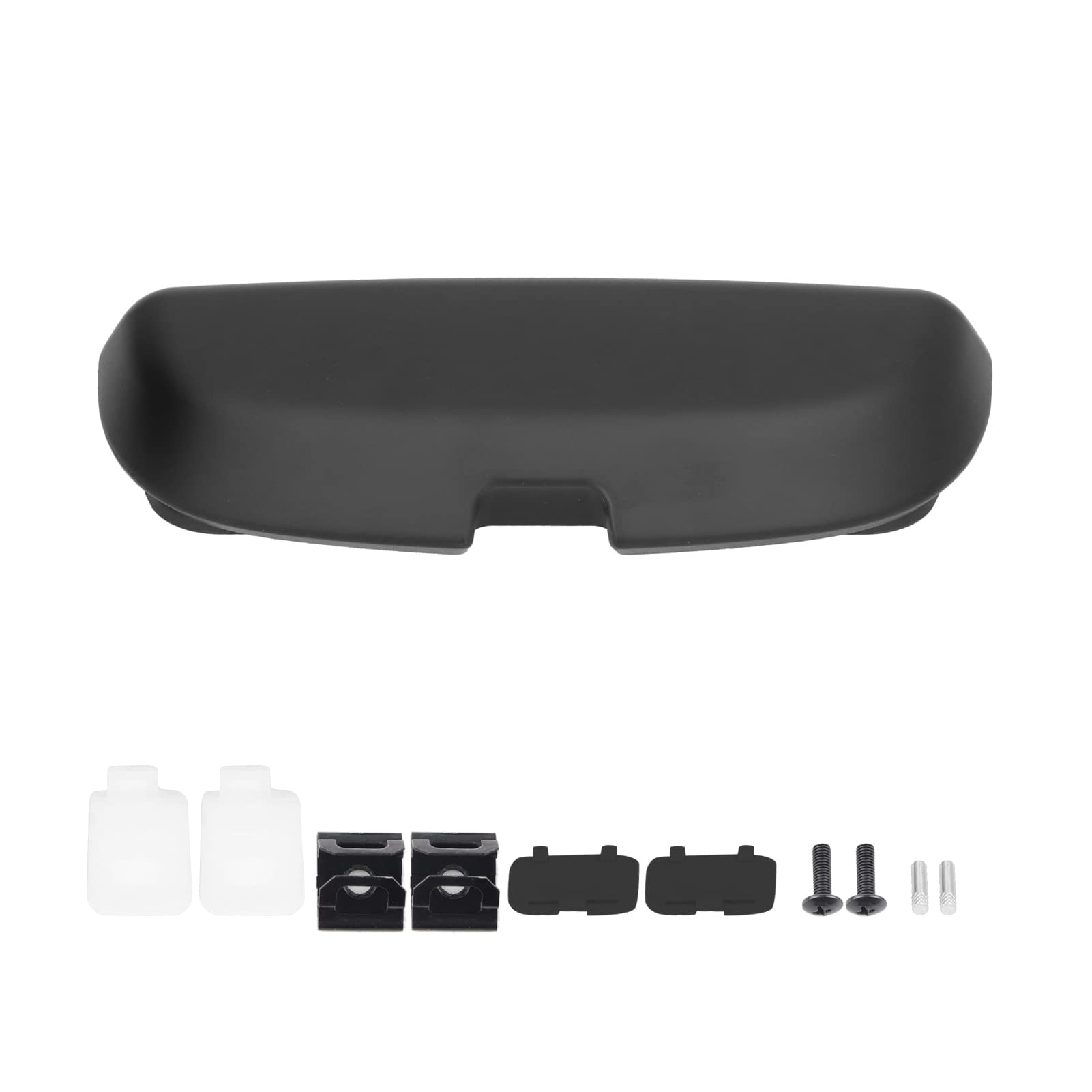 Auto Sonnenbrille Halter Brille Hülle Aufbewahrungsbox, Sonnenbrille Hülle Hnadle Aufbewahrungsbox, Overhead Grab -Griff für bestimmte Automodell montiert (Schwarz) von Grcfumo